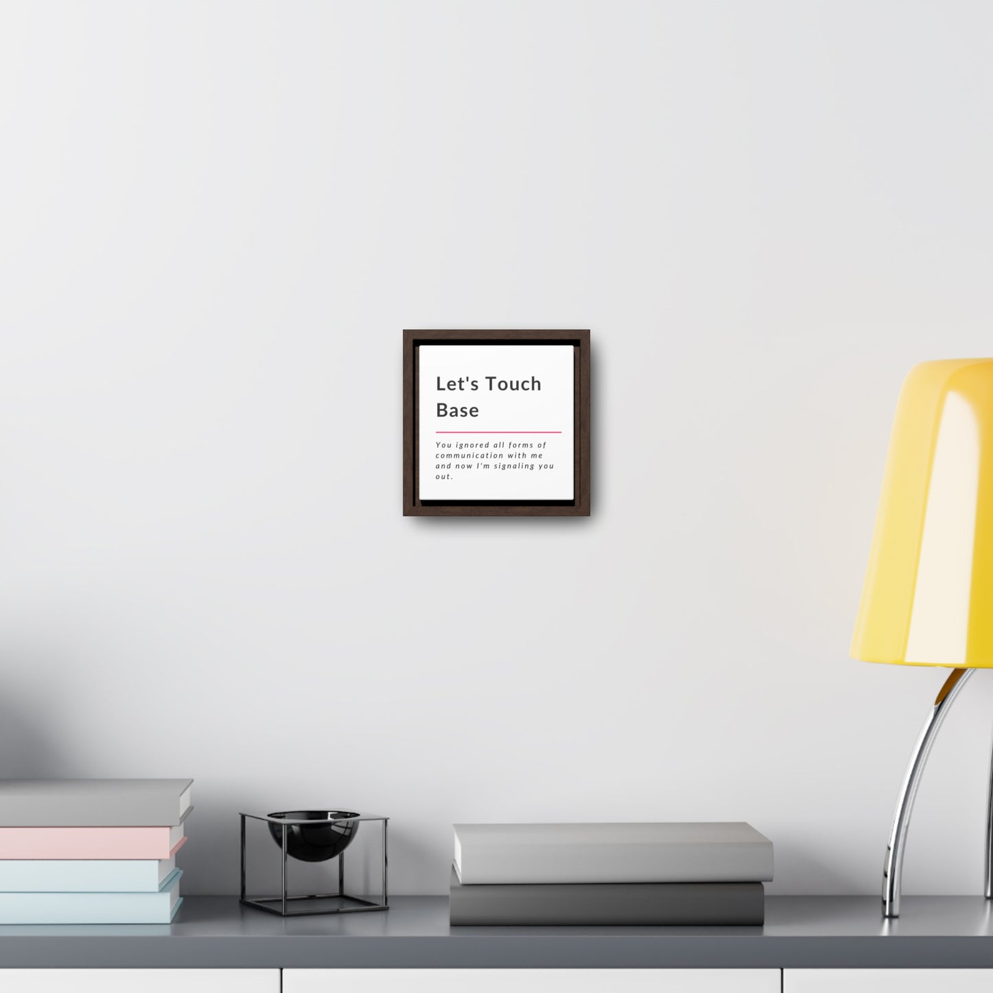 Let's Touch Base Gallery Canvas