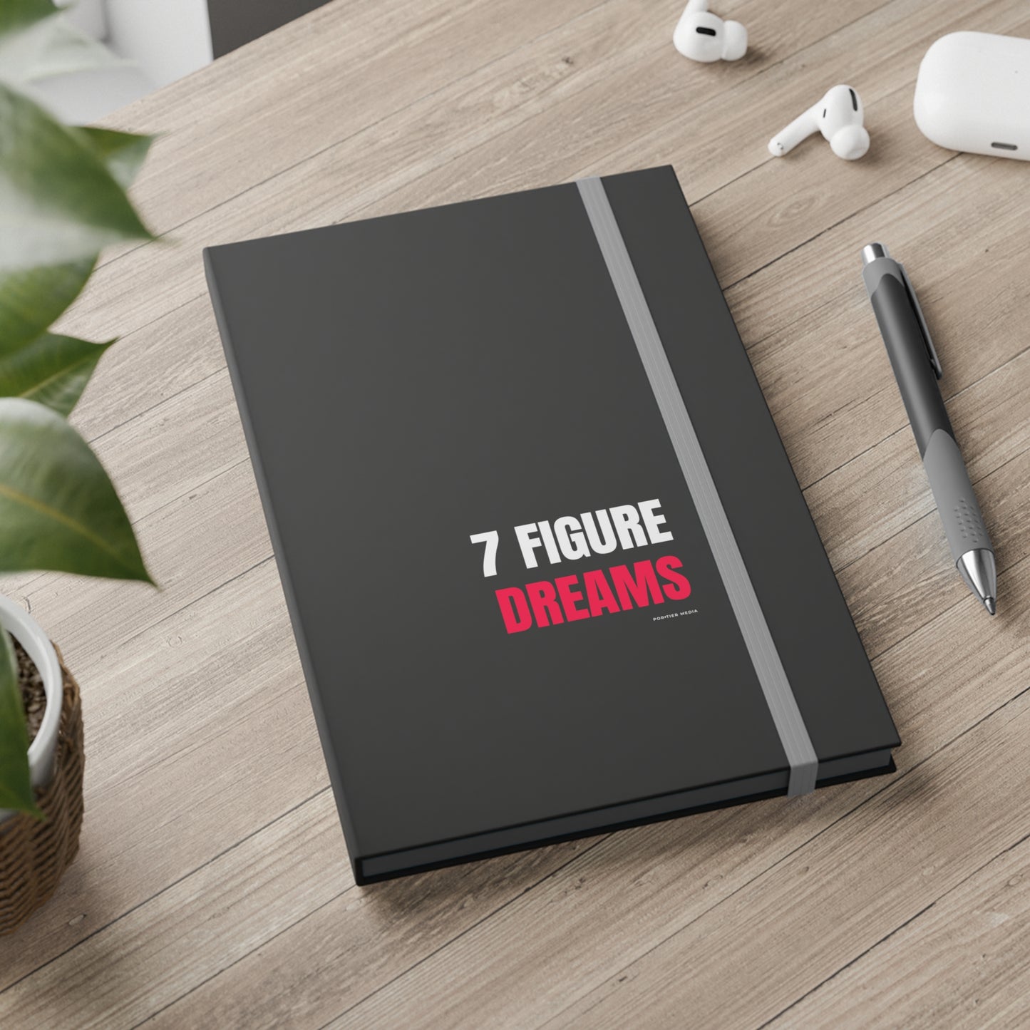 Seven Figure Dreams Ruled Notebook