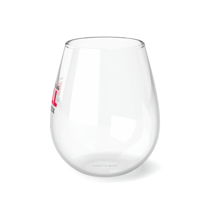 My Glass Is As Full As My Inbox | Stemless Wine Glass